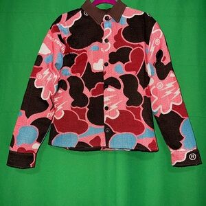 Brain Child Nuclear Camo Button Down Shirt